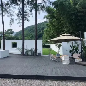 WPC Decking Flooring yard