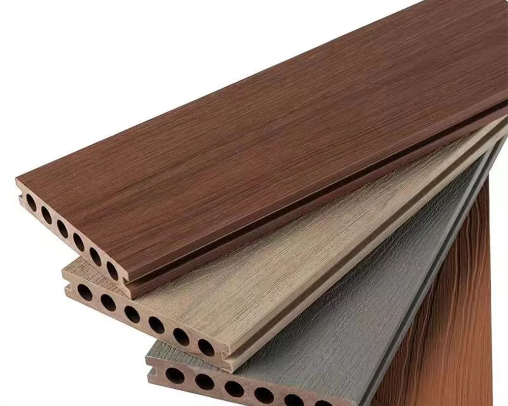 Capped Co-extrusion WPC Decking Flooing_1