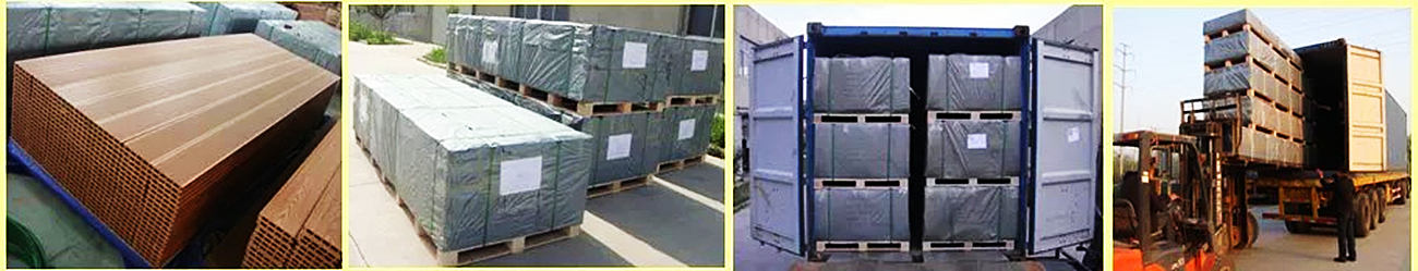 WPC Decking Flooring Packing and Loading