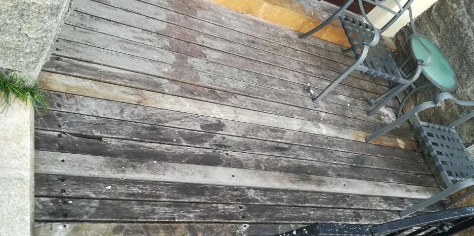 rot wood outdoor floor